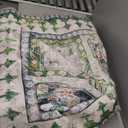 YARNSCAPE Vintage 9' x 12' Washable Area Rug - Stylish Indoor Rug for Living, Dining or Bedroom - Lightweight Carpet with Non-Slip Backing - Foldable for Easy Placement and Maintenance - Green