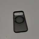 TORRAS 360 Magnetic Stand for iPhone 17 Pro Case, [Fit for MagSafe] [Rotatable Ring Kickstand] [4X Mil-Grade Shockproof] Slim Phone Cover, Camera Button, Obsidian Black, Translucent, Ostand O3 Fitness