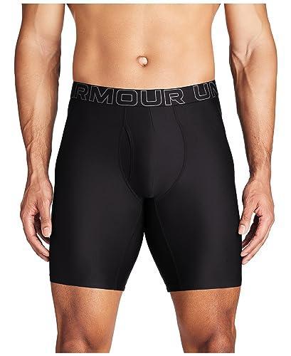 Under Armour Men's MultiPack Performance Tech LongLeg Boxer Brief, 9" Inseam, AllDay Comfort Size L