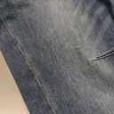 Flamingals Women's Stretchy Straight Leg Casual Mid Rise Jeans Wash Button Fly Stitch Detail 90s Trendy Denim Jeans