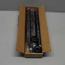 ENJOYBASICS Matte Black Shower Curtain Rod 30 to 76 Inches, 1 Inch Stainless Steel Adjustable Spring Tension Rods No Drill for Bathroom, Closet, Window, Room Divider, Never Rust, Non Slip