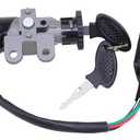 Trkimal Scooter Ignition Switch Key Set for Scooter Gy6 49cc 50 cc 150cc TaoTao Peace Roketa Jonway NST Tank