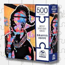 Spin Master Artist Spotlight Series, Graffiti Egypt, 500 Pc Jigsaw