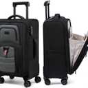 LOVEVOOK Carry On Luggage 22x14x9 - Airline Approved Spinner Suitcase, Medium-22inch
