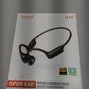 Bone Conduction Headphones - 2025 Upgraded Bluetooth 6.0 Open Ear Headphones with HD Mic, 12hrs Playtime, IPX6 Waterproof Wireless Bone Headphones for Running,Workout,Sport,Gym,Driving,Hiking