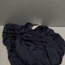 BTFBM Womens Mock Neck Satin Dress Spring Summer 2026 Long Sleeve Lightweight Formal Wedding Party Maxi Cocktail Dresses (Medium, Navy)