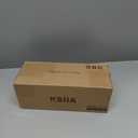 KSIIA Orthopedic Dog Bed Crate Waterproof Pet Mats for Small Dogs Deluxe Plush Washable Pet Bed with Egg Crate Foam & Removable Cover, 23 x 17 Inch, Black