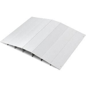 3" Rise Bridge Door Threshold Ramp, 37.5" L*29.5" W Aluminum Door Ramps for Wheelchair, Adjustable Wheelchair Ramp with Non-Slip Surface, Threshold Ramps for Doorways, Steps, Scooters, 800Lbs Capacity