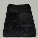 OLANLY Memory Foam Bath Mat Rug 24x16, Ultra Soft and Absorbent Bathroom Rugs, Non-Slip, Comfortable, Machine Washable Bath Carpet for Bathroom Floor, Tub, Shower and Home Decor Accessories, Black