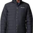 Columbia Mens Powder Lite II Insulated Puffer Jacket, Black, Small