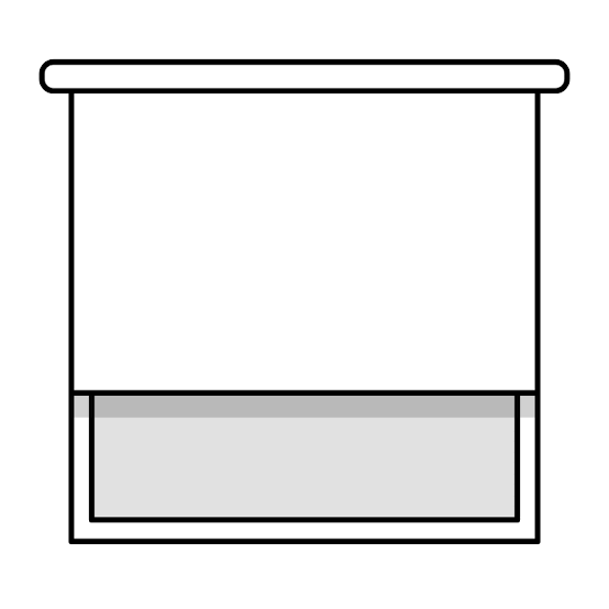 No Drill Cellular Shades White, Unknown Size