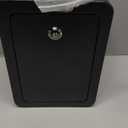 Marcree 0.23 Cub Safe, Small Safe Box with Key, Mini Home Safes for Money, Coin and Cash, Security Safes for Kids, Lock Box for Personal Items, Black, 6.69 x 9.06 x 6.69 Inches