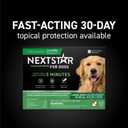 Flea and Tick Prevention for Dogs, Repellent, and Control, Fast Acting Waterproof Topical Drops for Large Dogs, 3 Monthly Doses