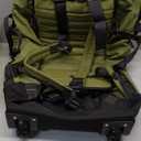 Rolling Duffle Bag with Wheels,86L 30”Carry on Luggage with Wheels,Folding Travel Bag,Duffle Backpack with Separate Shoe Compartment (Green)