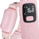 PATPET Dog Shock Collar with Remote - Waterproof Dog Training Collar for Small Medium Large Dogs with Beep, Vibration and 16 Static Levels Shock (Pink)