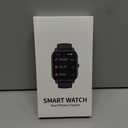 Smart Watches for Men Women(Answer/Make Call), 1.85 inch HD Fitness Tracker Watch with Activity Counter/ Sleep Monitor/ 110+ Sports Modes, IP68 Waterproof Smart Watch for Android iPhone iOS Compatible (Black)