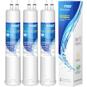 ICEPURE EDR3RXD1 Replacement for Everydrop Filter 3, 4396841, 4396710, Kenmore 46-9083, 46-9030, 9030, 9083, KAD3RXD1, WHR3RXD1 Refrigerator Water Filter, 3PACK