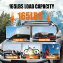 Universal Car Roof Rack, 43" Cross Bars with Anti-Theft Lock, Adjustable Aluminum Alloy Heavy Duty Crossbars for Car Roof Cargo Carrier, 165LBS Max Load