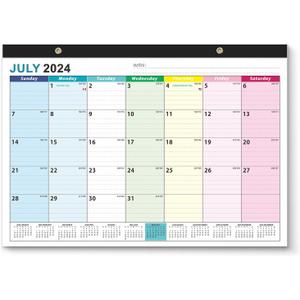 Wall Calendar from Jul 2024-Dec 2025,18 Month Academic Wall Calendar 2024-2025,Tear-Off Monthly Calendar for Office,Family Planner,Hanging Calendar Planner with Stickers-17x12 in (Multicolour) 30pack