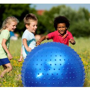 Large Sensory Massage Ball for Kids, 33.5" 85CM 3.1lb(1400g) Bouncy Exercise Ball for Toddlers, Big Inflatable Balls with Tactile Spikes, Outdoor Giant Yoga Ball, Large Beach Balls Play Ball