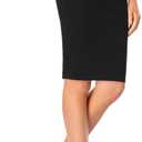 Tapata Womens Pencil Skirts Stretch Office Work Skirt Knee Length High Waist Midi Ponte Bodycon for Business Casual (Small)