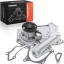 A-Premium Engine Water Pump Compatible with Hyundai, Kia Car - 2006-2016 - Azera, Entourage, Genesis, Santa Fe, Sonata, Veracruz, Amanti, Borrego, Sedona, Sorento - Only fit DOHC V6 3.8L, 3.5L, 3.3L