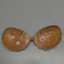 Wingslove Adhesive Bra Reusable Strapless Self Silicone Push-up Invisible Sticky Bras for Backless Dress (Nude Cover,A)