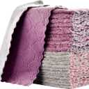 lSmall Reusable Cleaning Cloths, 6 x 10 inch, Super Absorbent Multipurpose Dish Cloths, for Furniture Rags, Kitchen Cloths, Tableware Quick-Drying Towels(11PCS)