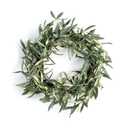 16  Inch Eucalyptus Greenery Wreaths for Front Door, Artificial Outdoor Spring Summer Wreath for Porch, Window, Farmhouse, Home Decor - All Seasons