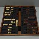 Magnetic Wooden Chess Set for Adults Kids 15'' Chess Board with Handmade Pieces, Folding Portable Travel Unique Chess Sets Game for Tournament Professional Beginner