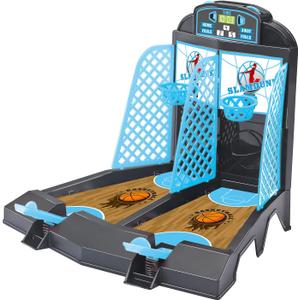 Table Top Games, Glow in The Dark Mini Basketball Game - Desktop Games for KidsDesk Toys for Office for Adults - Basketball Gifts for Boys 3 4 5 6 7 8 9 10 11 12