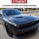 KUAFU Strut Tower Brace Compatible with 2008-2023 Dodge Challenger Front Twin Tube Design Red Steel Powder Coated
