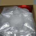 Vercraft 24 Pcs 2026 Christmas Snowflake Ornament Frame with Red Ribbon, Acrylic Blank Clear Photo Ornaments Bulk, Hanging Photo Ornaments for Christmas Tree Decoration (Snowflake Style)