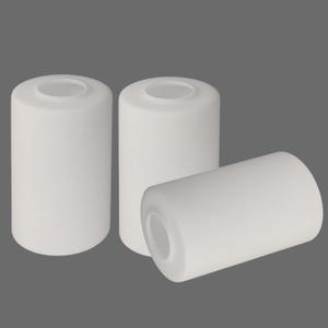 3 Pack Opal White Frosted Glass Shade, Cylinder Light Fixture Replacement Globe or Cover with 1-5/8-Inch Fitter for Chandelier Wall Sconce Pendant Light, G0059, 5.5 inches x 3.5 inches