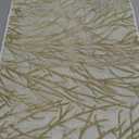 Yangest Beige Throw Pillow Cover Velvet Cushion Cover Branches Rectangular Neutral Pillowcase for Sofa Couch Bedroom Living Room, 12x20 Inch