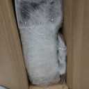 DEZ FURNISHINGS Cordless 2" Signature Faux Wood Blind, 33" W x 60" H, Embossed White