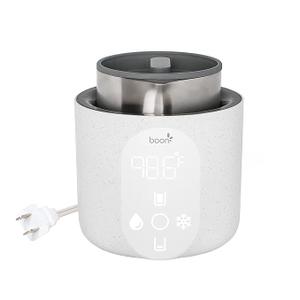 Boon Tempro Direct Heat Breastmilk Warmer  Retains Nutrients in Baby Formula and Breastmilk  Quick Liquid Warmer with Real Time Temp Reading  Breastfeeding Essentials