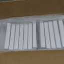 Ctosree Acrylic File Organizer for Desk Vertical 15 Compartments File Sorter Mail Organizer Desktop Countertop Folder Stand Racks for Office Home School Desk (Rectangle, Clear)