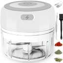 Electric-Herb-Grinder-Large-3.4oz-USB Rechargeable, 3.5'' Powerful Grinder for Dry and Fresh Herbs and Spices, Portable Waterproof, Better Control of Herb Coarseness, Practical and Muntifuctional