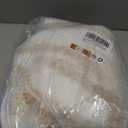 DEXI Bathroom Rug Mat 24x43, Soft and Absorbent Marble Bath Mat, Non Slip Machine Washable Bath Rugs for Shower Floor, Tub, Sink, White and Beige