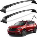 Tuyoung 300lbs All Aluminum Roof Rack Cross Bars Compatible with Buick Enclave 2018-2024 (with Flush Side Rails), Lockable Heavy Duty Roof Rails Crossbars Cargo Carrier Luggage Kayak Accessories