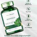 2 x Moringa Oleifera | 240 Capsules | Non-GMO and Gluten Free Supplement | Complete Green Superfood | from Moringa Leaf Powder