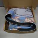 DEVPNR Mahjong Mat for Table with Rules, Noise-Reducing 32.6"x32.6" Mahjong Table Cover, Non-Slip Table Cloth for American Mahjong, Poker, Card, Board & Tile Games, Easy Storage with Travel Bag (Blue)