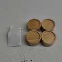 Bed Risers Furniture Legs, Solid Wood Furniture Raisers with Sleepy Bear Pattern, 2" Stackable Non-Slip Heavy-Duty Wooden Sofa Frame Feet (Beige, 2inch)