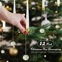 JOIONE Flameless Christmas Tree Candles with Remote, 6 Pack Battery Operated LED Candles with Suction Cup for Christmas Tree, Flickering Flame for Xmas Indoor Decor - Bird