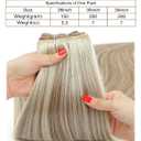 30 Inch Sew in Hair Extensions Bundles Synthetic Weft 200g Thick Blonde mix Brown Long Straight Hair Weave