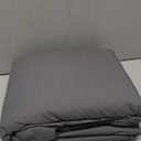 Bedsure Dark Grey Oversized Queen Duvet Cover - 3 Pieces Prewashed Cotton-Like Extra Soft Bedding Set, Includes 1 Duvet Cover 98x98 Inches with Zipper Closure & 2 Pillow Shams, Comforter Not Included