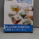 14 PCS Reusable Premium Silicone Stretch Lids for Food Storage, Flexible Elastic Heat-Resistant Silicone Bowl Covers, Cups, Cans, 7 Different Sizes, Keep Food Fresh