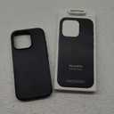 Apple iPhone 16 Pro Silicone Case with MagSafe and Camera Control: Lightweight Phone Case, Wireless Charging Compatible, Smooth Matte Finish; Black