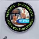 Equator All-in-one Washer Dryer Ventless FULLY BUILTIN 0-CLEARANCE 1.62cf/15lbs 110V 1400RPM (White)